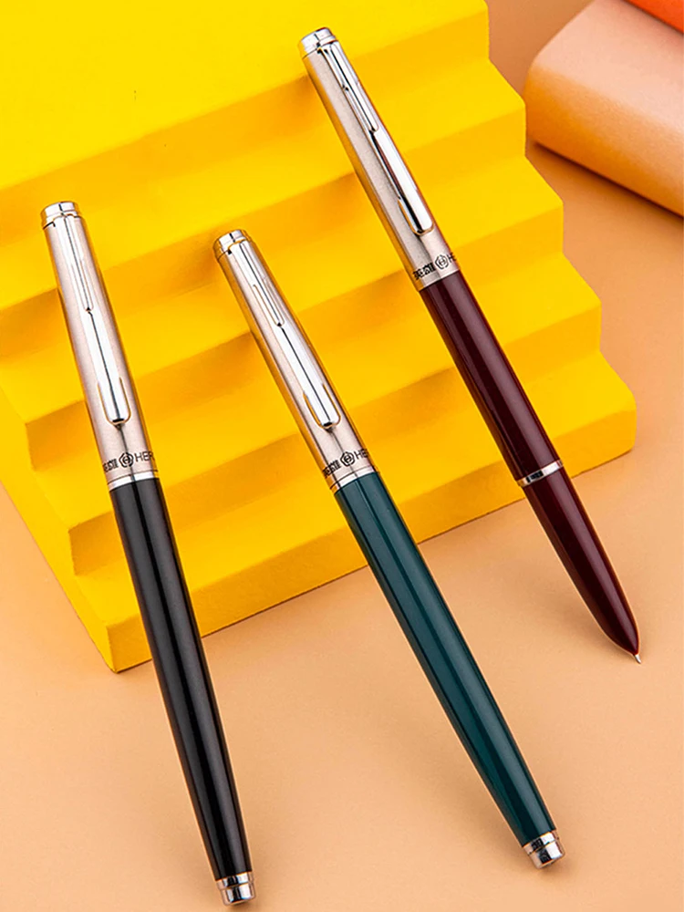 Hero Classic 007 Retro Nostalgic Dark Tip 0.5mm Fountain Pen Student Calligraphy School Stationery Collection Pen