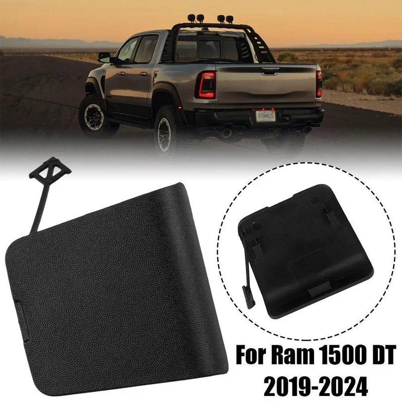 Car Rear Bumper Tow Towing Hook Cap Accessories Auto Spare Tire Winch Cover For Dodge Ram 1500 DT (New Body Style) 2019-2024