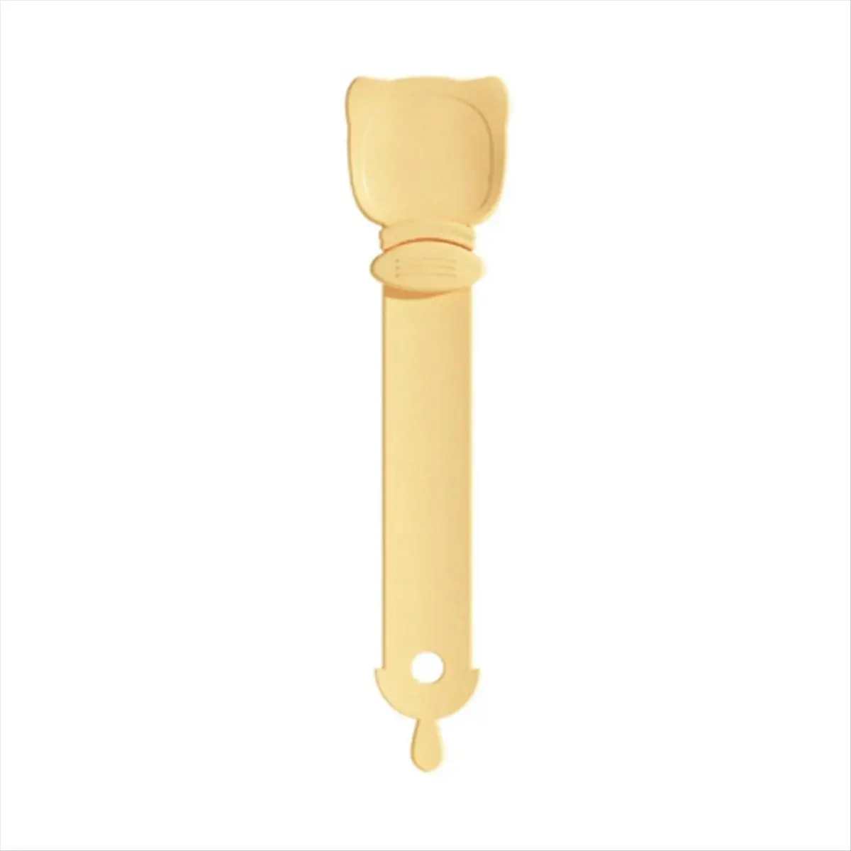 A24I Pet Feeder Spoon Cat Snack Liquid Food Squeeze Tools Multifunctional Cat Feeding Spoon Orange