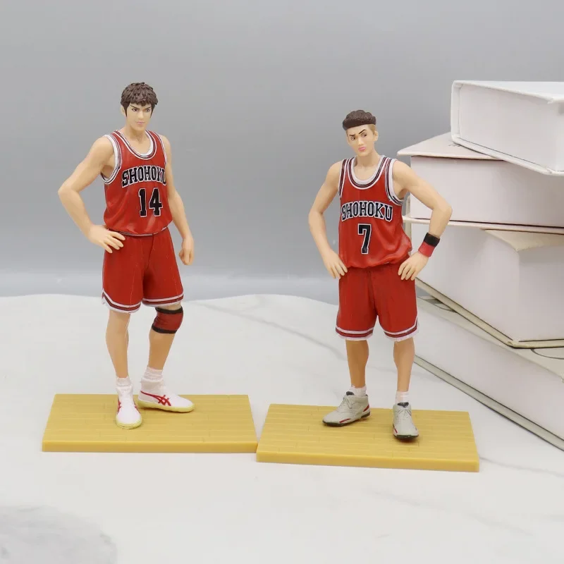 5 adet Slam aksiyon figürü oyuncakları Anime Sakuragi Hanamichi Hisashi Mitsui Ryota Miyagi Takenori Akagi Figuras 17cm modeli hediye