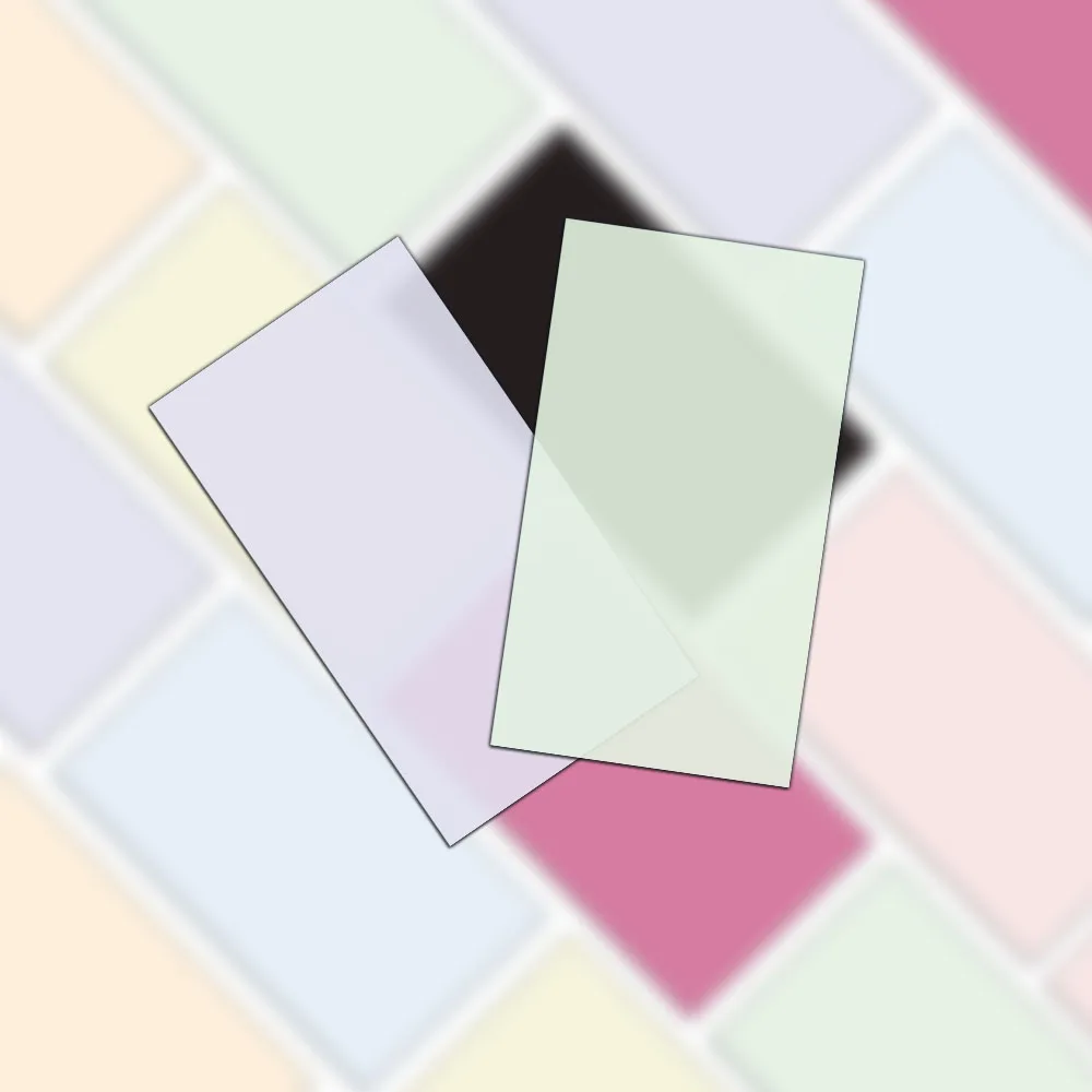 8/Pcs Effen Kleur Terug Kaart Serie Stickers Diy Hand Account Telefoon Hoesje Waterbeker Decoratie Stickers