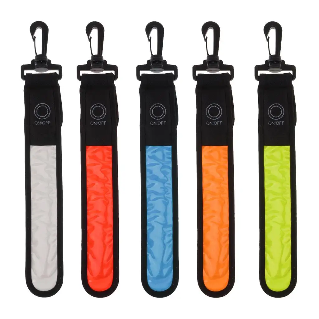 Backpack LED Hanging Reflector Visible Strap for Students Bag
