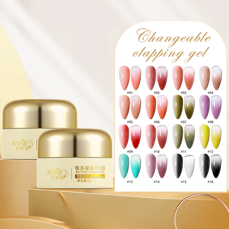 8ml Gel Nagellack 16 Farbe bunte Malerei Gel Nail Art Vernis semi permanente Glitzer politur UV Nagel Gel Manicur einweichen