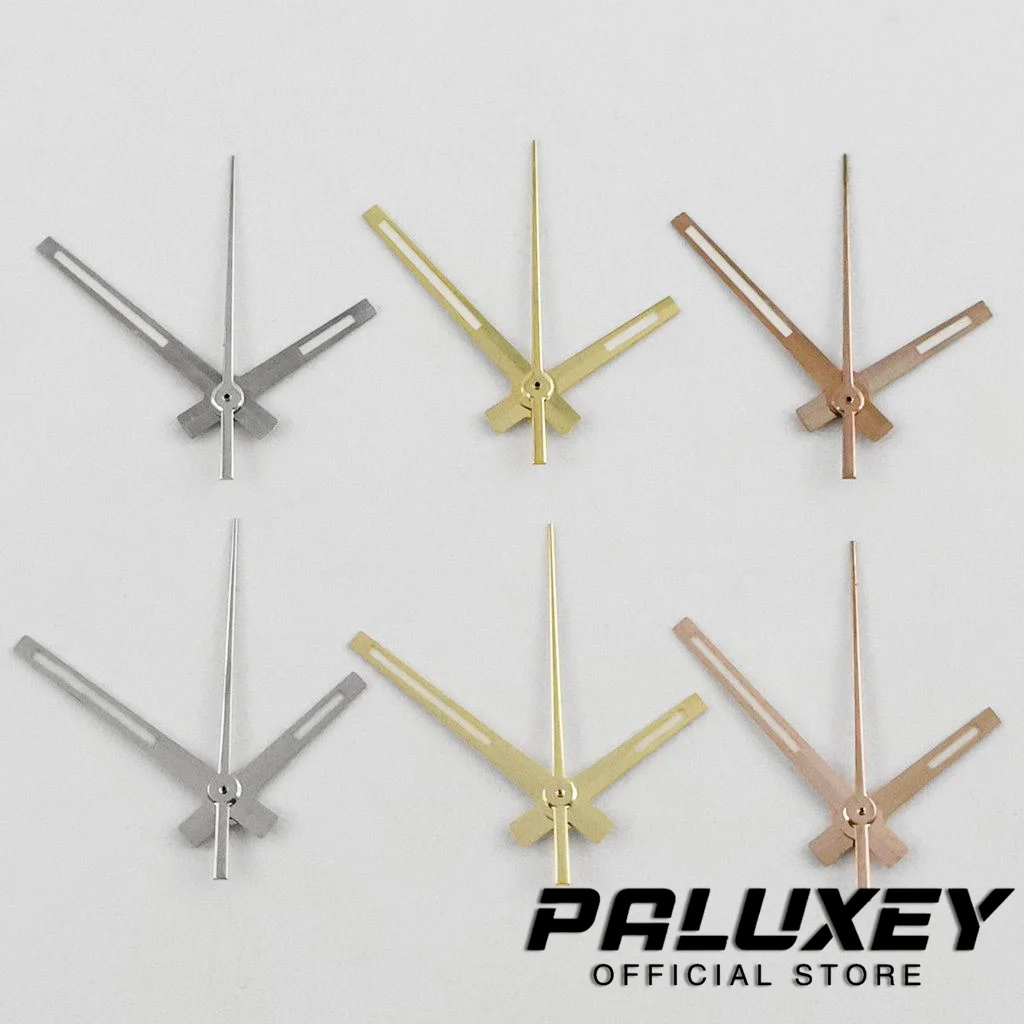 NH35 Logbook Watch Hands Blue BGW9 Lume And C3 Lume Silver Gun Rose Gold Watches Needles For NH34 NH35 NH36 Watches Pointers view 4