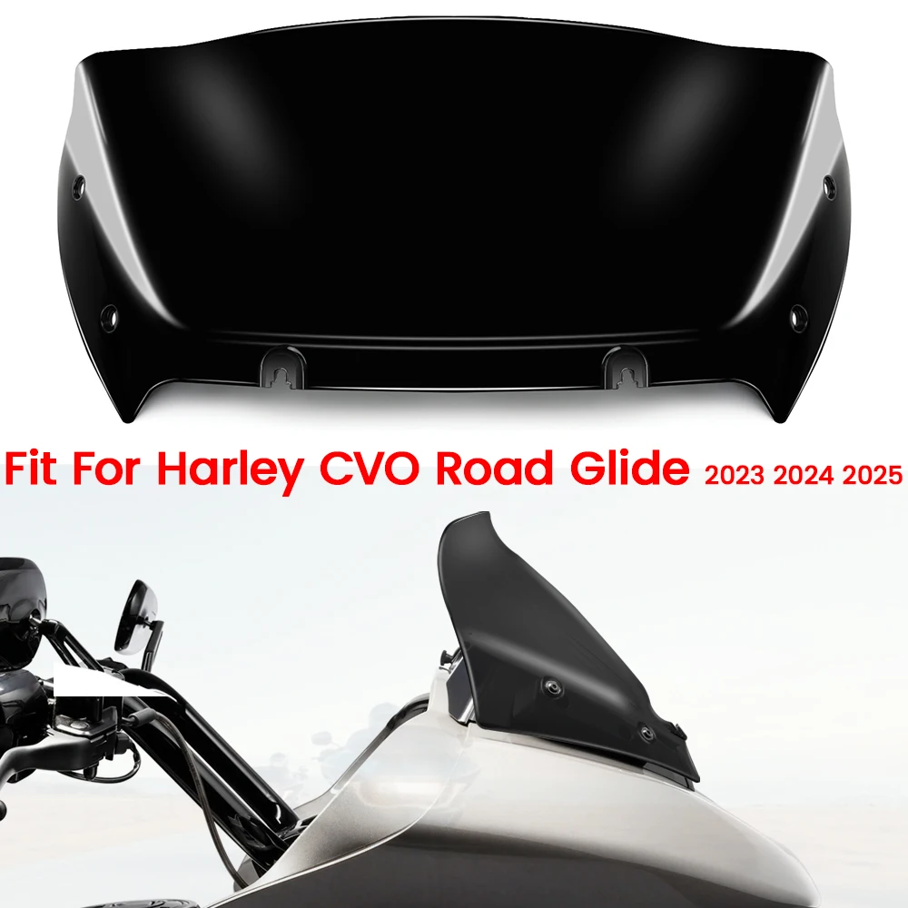 

9'' Motorcycle Windshield Windscreens Wind Deflector For Harley Touring CVO Road Glide FLTRX FLTRXSE ST FLTRXSTSE 2023 2024 2025