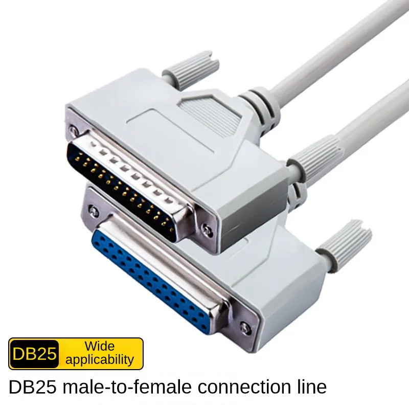 DB25 Male to Female Parallel Printer Cable for LPT Port Printers, POS, Cash Registers & Industrial Devices