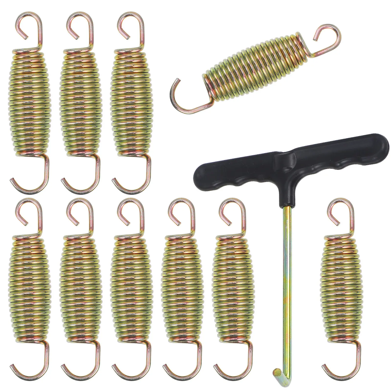 

1Set Trampoline Galvanized Universal Tension Springs Steel Wire Replacement Parts for Hammock Punching Bags Light Industry