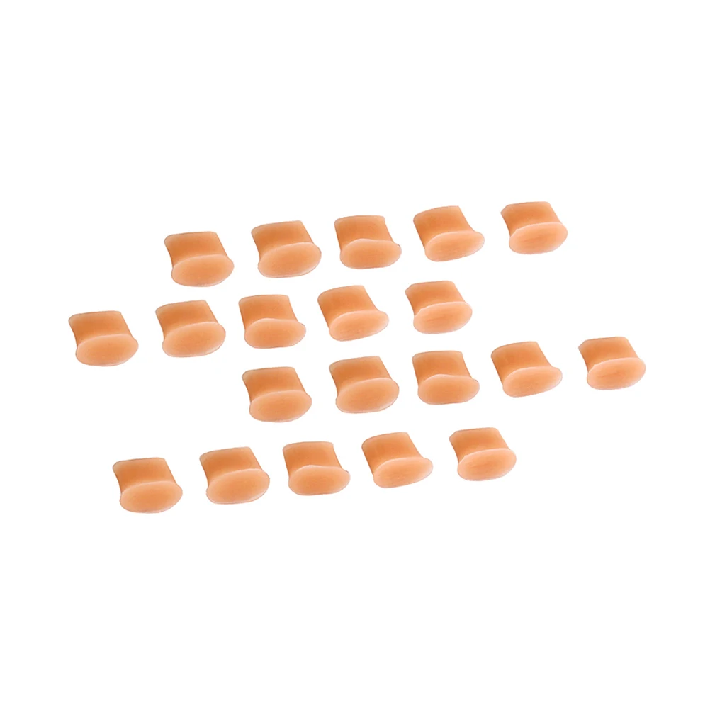 

20 Pcs Silicone Pad Pads Instrument Musical Flute Parts Horn Key Accessory Small