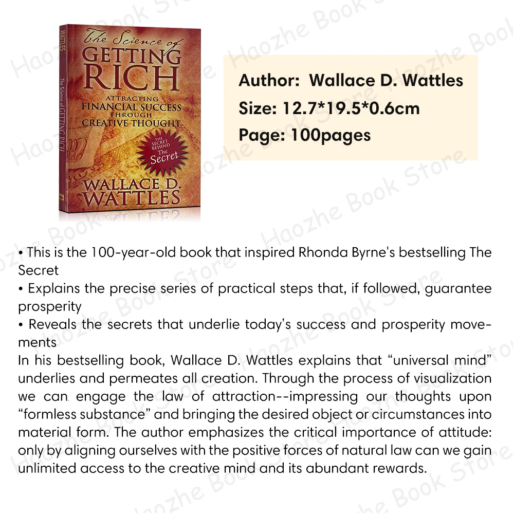 The Science of Getting Rich Attracting Financial Success through Creative Thought Personal Transformation Self-Help English Book