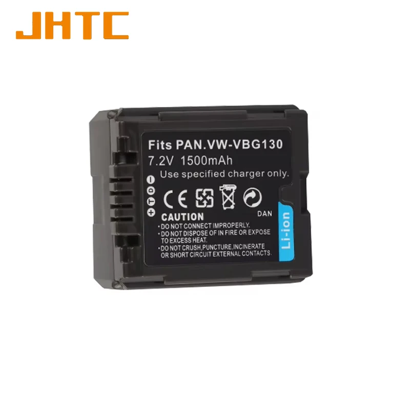 แบตเตอรี่ VW-VBG130สำหรับ VW-VBG070พานาโซนิค VW-VBG260 SDR-H28 SDR-H258 HDC-SD1 HDC-SX5 W28ที่ชาร์จแบตเตอรี่1500mAh