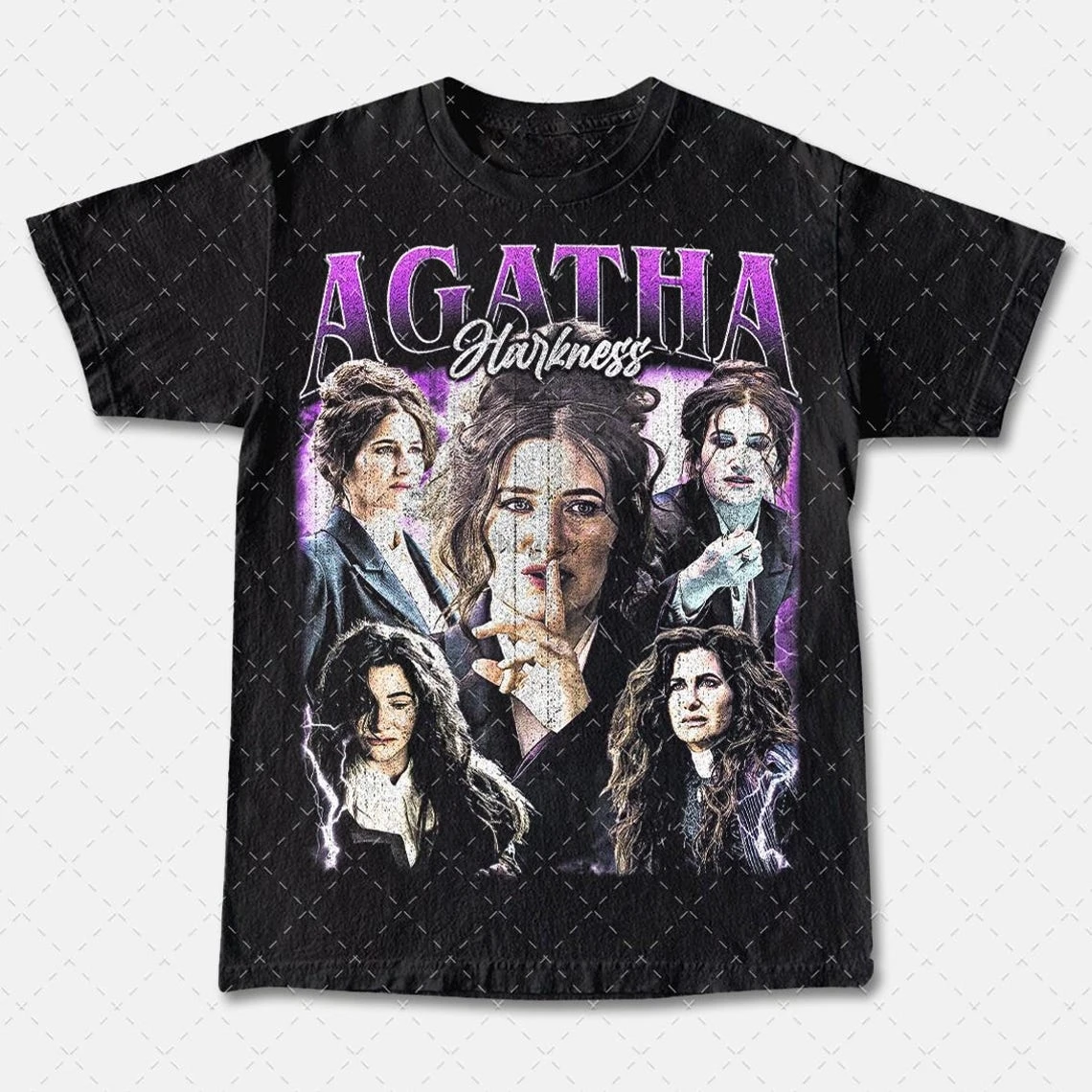 Agatha Harkness 90s Graphic Tee Agatha All Along Shirt Tv Series Christmas Gift Shirt Gift For Woman And Man Unisex Tee