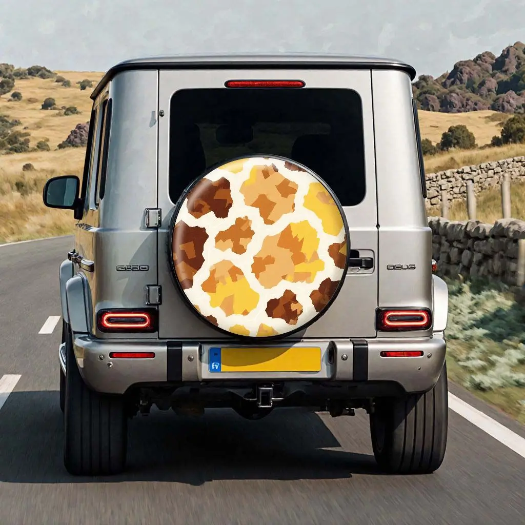 

Truck Van RV Spare Wheel Protector Sun Shield Accessory Animal Pattern