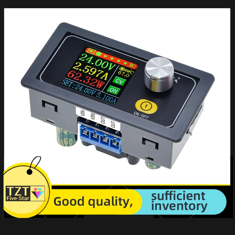 GREATZT XYS3580 DC DC Buck Boost Converter CC CV 0.6-36V 5A Power Module Adjustable Regulated Laboratory Power Supply Variable