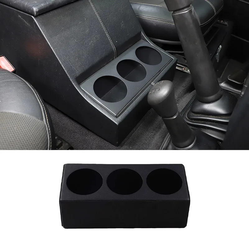 

For Land Rover Defender 90 110 2004-2018 Aluminum Alloy Center Console Water Cup Holder Widened Storage Box Replace Accessories