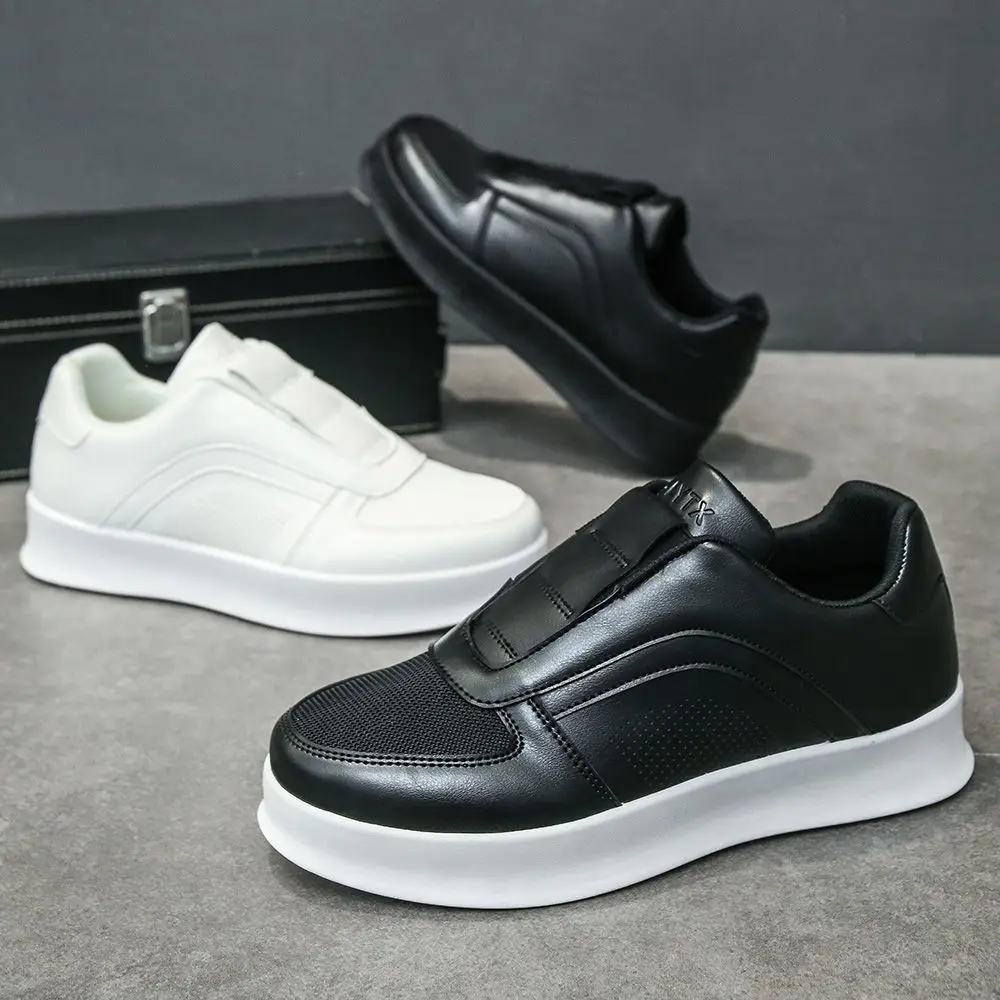 

Outdoor New Leather Men's Casual Shoes Comfortable Breathable Man Casual Sneakers Lightweight Non-slip Men Walking Running Shoes