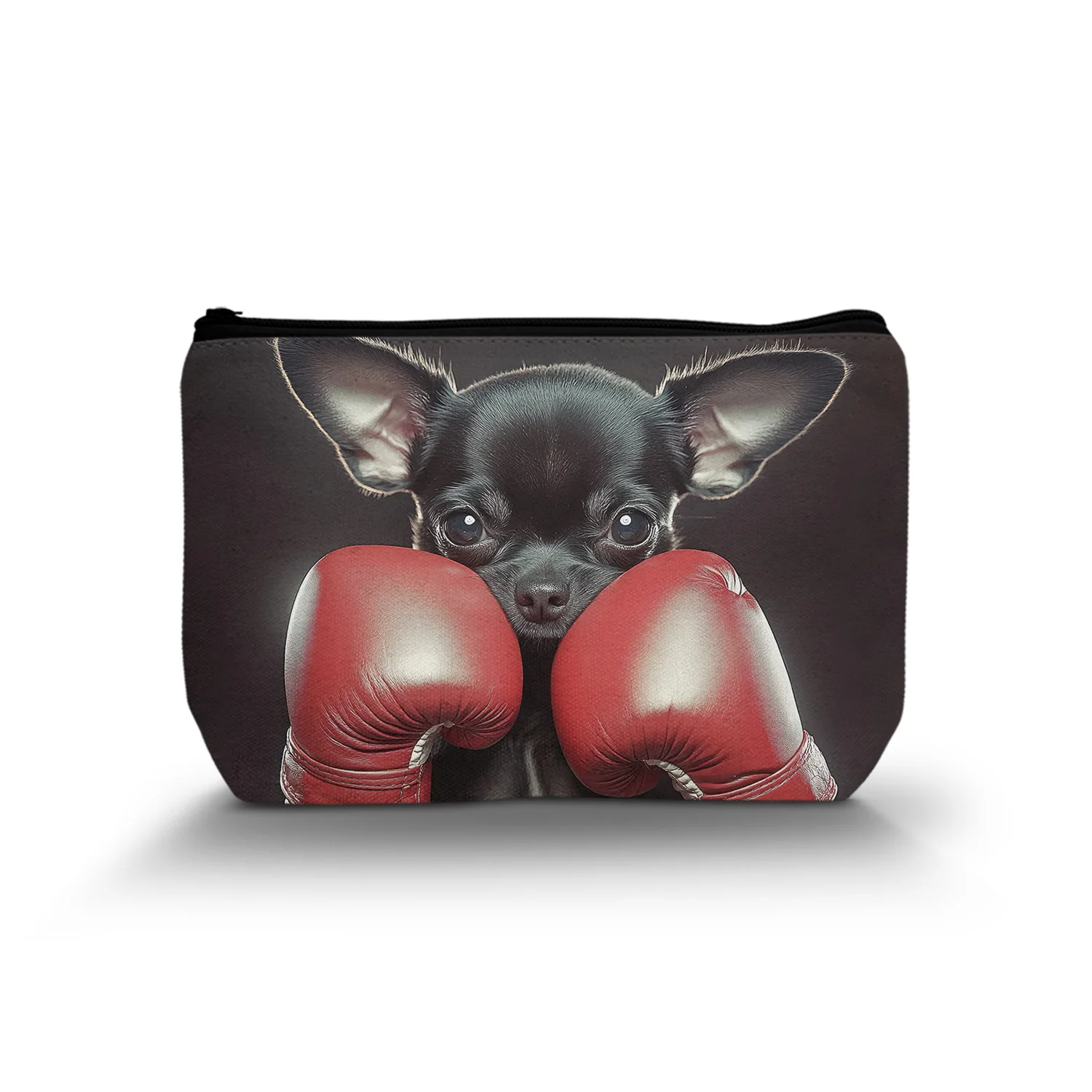 1Pc Incredible Boxer Dog Cosmetic Bag Durable And Stylish Zippered Portable Women'S Cosmetic Bag Suitable For Daily And Travel