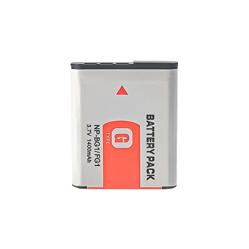 Baterai & Pengisi Daya 3.7V 1400mAh NP-BG1 NP-FG1 NP BG1 FG1 untuk Kamera Sony T100 H50 W300 W55 W70 W80