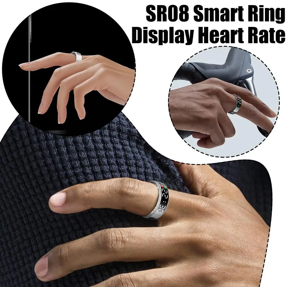 R08 Smart For Men Women Heart Rate Blood Oxygen Monitoring Sleep Health Monitor Sport Fitness For Android IOS Q2E1