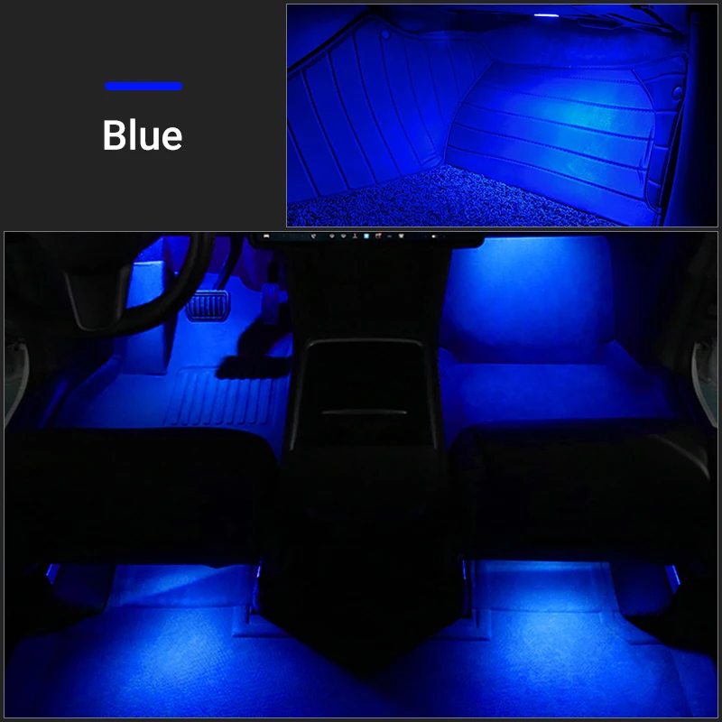 Car Footwell Lamp For Tesla Model 3 Y S X 2017 2018 2019 2020 2021 2022 2023 2024 Atmosphere Lights Interior Trim Accessories