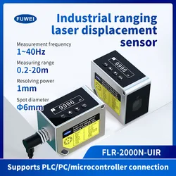 FUWEI Industrial Laser Distance Sensor Long Distance 20m 50m 100m OLED Analogue 4-20mA/0-10V RS485RS232 Distance Height Meas