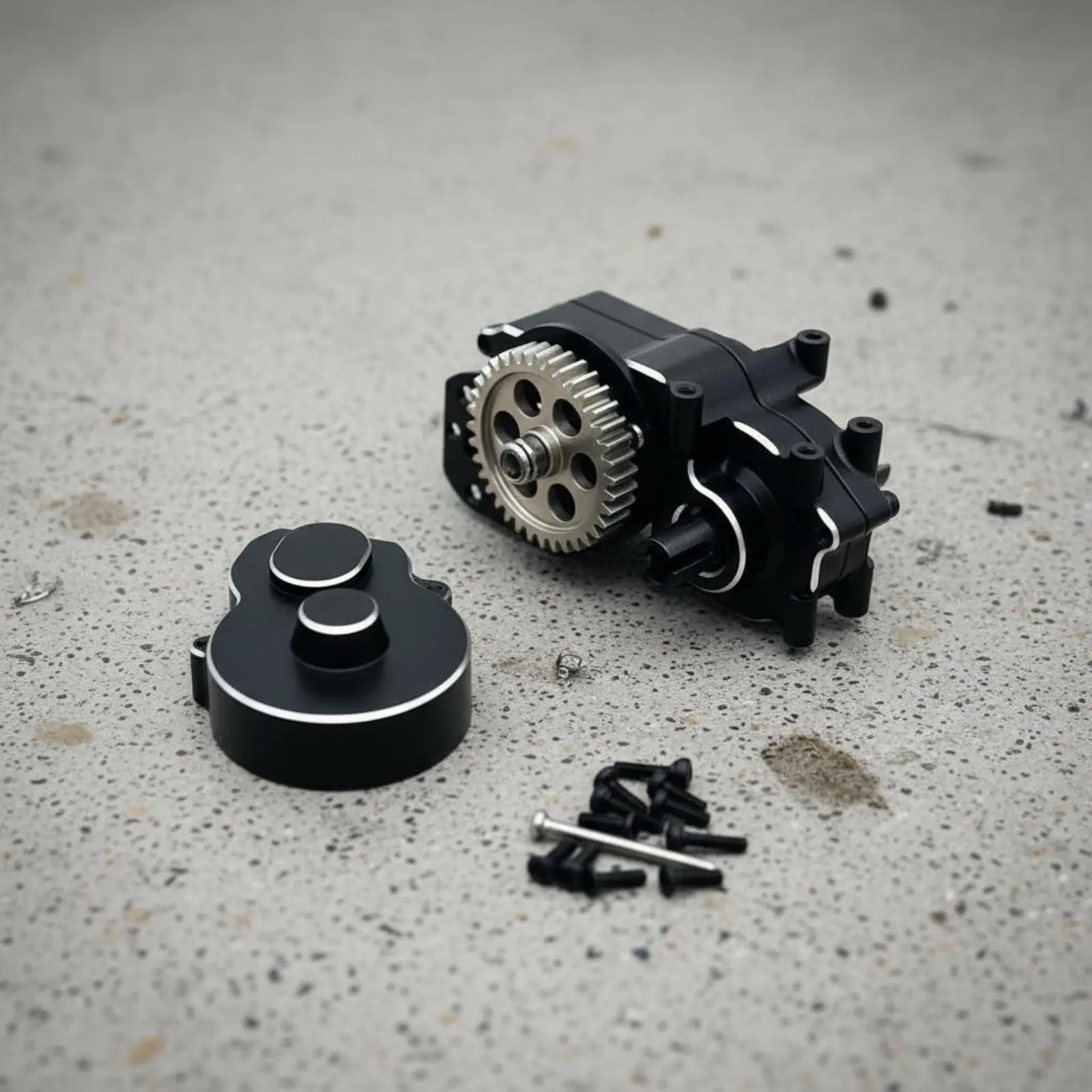 

Metal Rear Gearbox Assembly Easy Installation RC Car Rear Gear Case