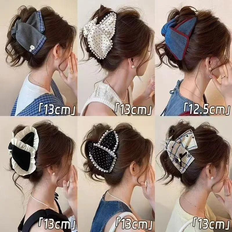 

Temperament Versatile Hairpin Female Niche Premium Sense Shark Clip Back of Head Grab Clip