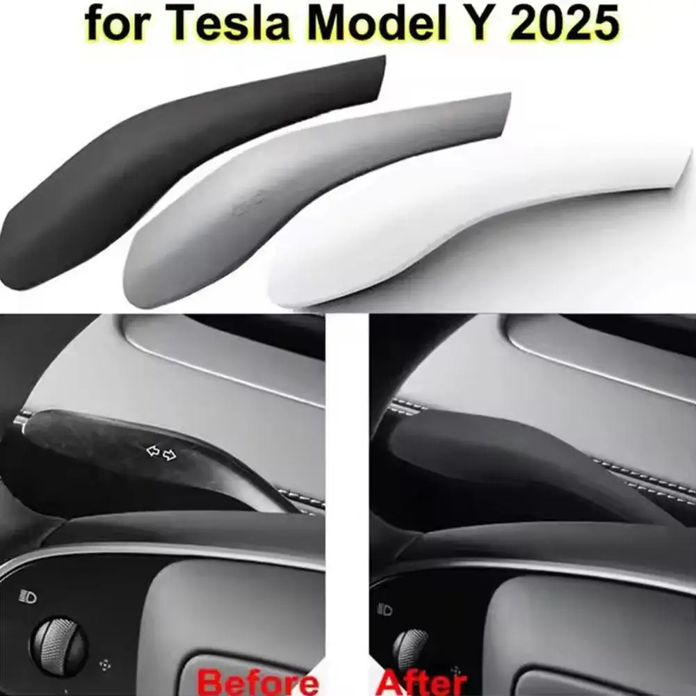 

for Tesla New 2025 Interior Decor Accessories Silicone Gear Shift Cover Steering Lever Handle Protection Shifter Shell