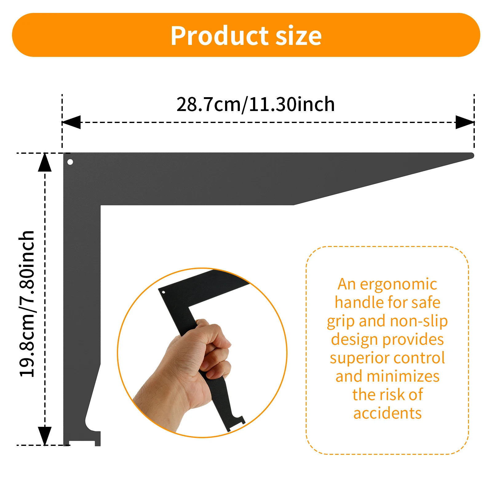 Multipurpose reutilizáveis plástico firefighting ferramentas com punho ergonômico, Pry Bar, ferramenta Swipe, 3pcs