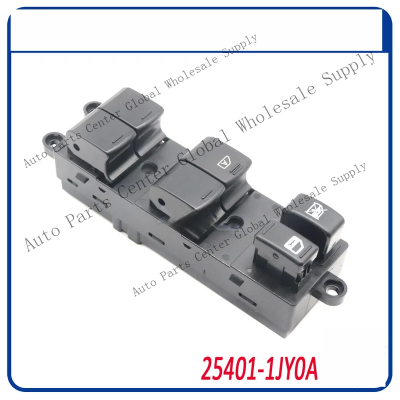 Z+ 25401-1JY0A for Nissan Tiida C11 SC11 C11Z 1x Power Window Master Control Switch
