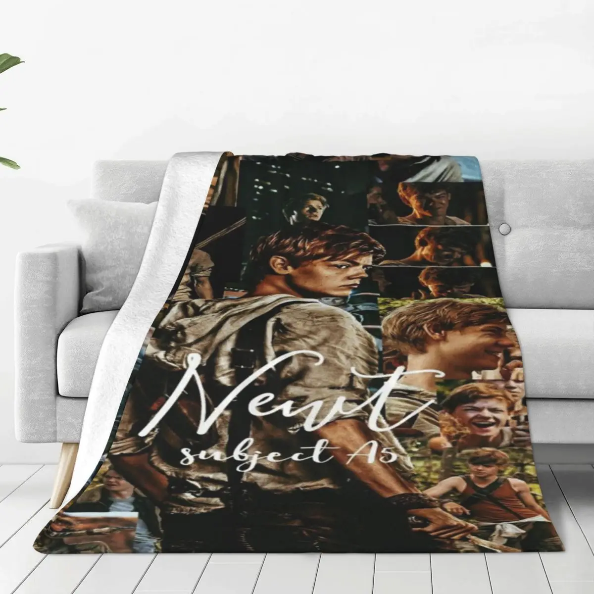 The Maze Runner Tv Show Blanket Coral Fleece Plush Spring/Autumn Newt X Thomas Soft Throw Blanket for Bed Travel Bedspreads