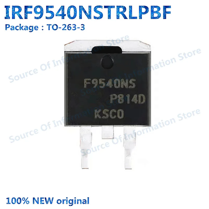 IRF9540NSTRLPBF P-Channel Power MOSFET TO-263-3 Package -100V/-23A Durable Electronic Component for Circuit Control