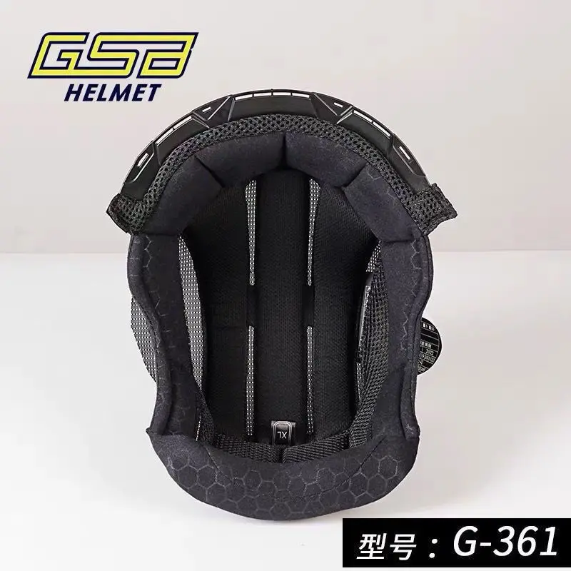 Original Genuine GSB Helmet Lining 361 Full-face Helmet Three-piece Set Inner Cotton R50 Removable and Washable 263 Helmet Liner