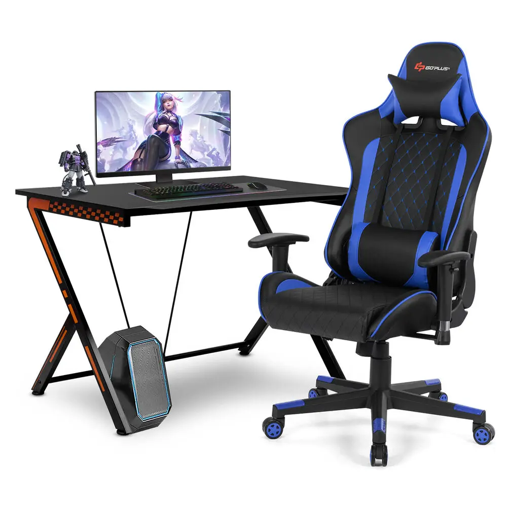 Costway Gaming Desk & Chair Set 46