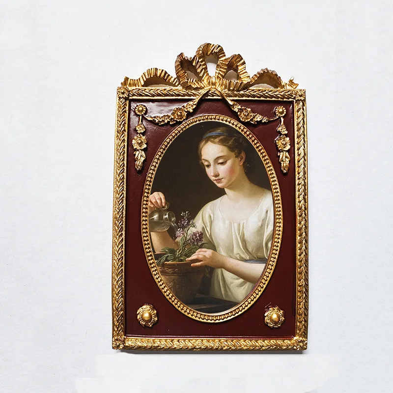 

Mutihome Room Decoration American Gold Resin Photo Frame Display Table French Rural Home Display Photo Frame Picture Frames 2026