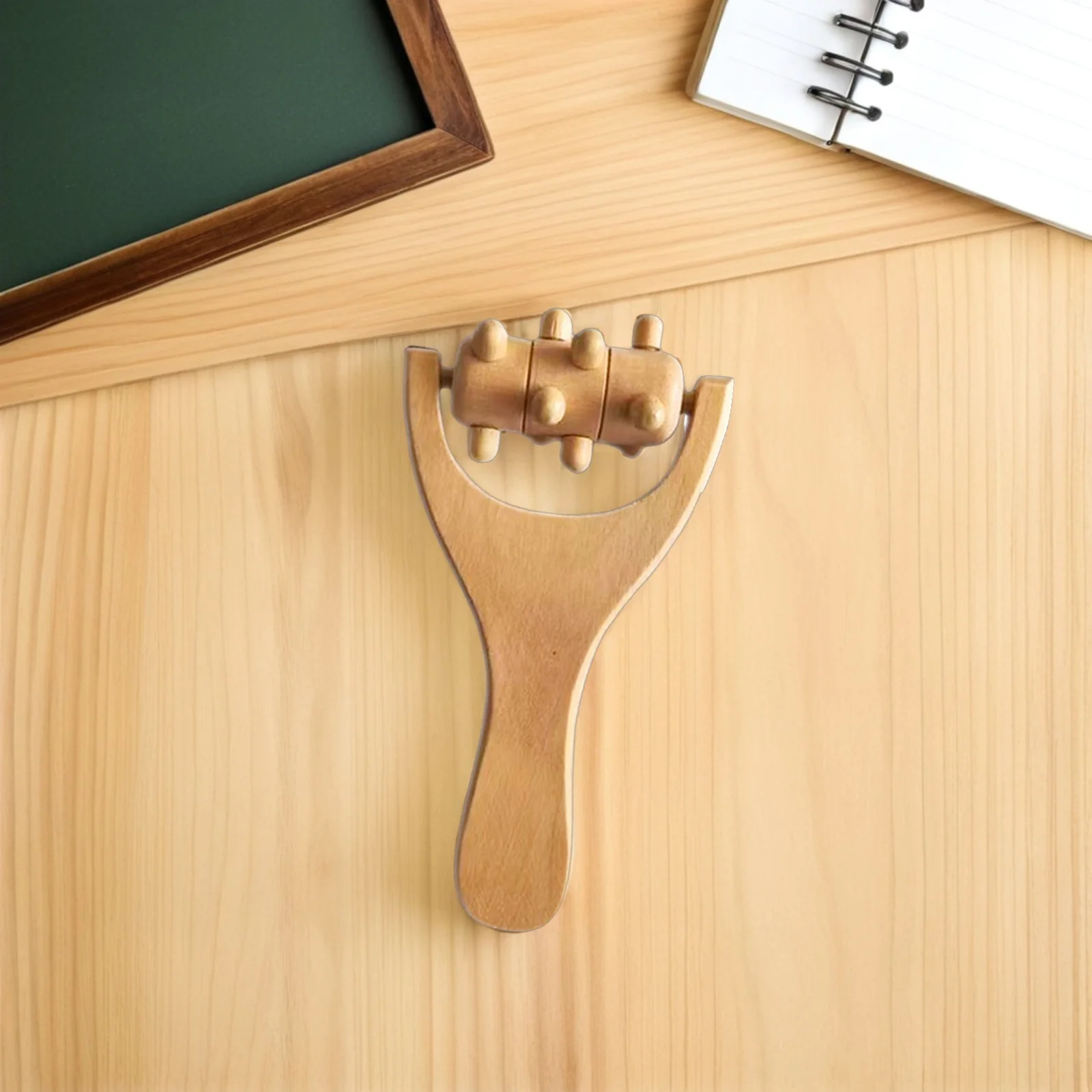 4 قطعة أداة تدليك الأسطوانة خشبية الجسم مدلك قدم للظهر الكتف الساقين الأيدي المحمولة العضلات الإغاثة نقطة الوخز العلاج عصا #5