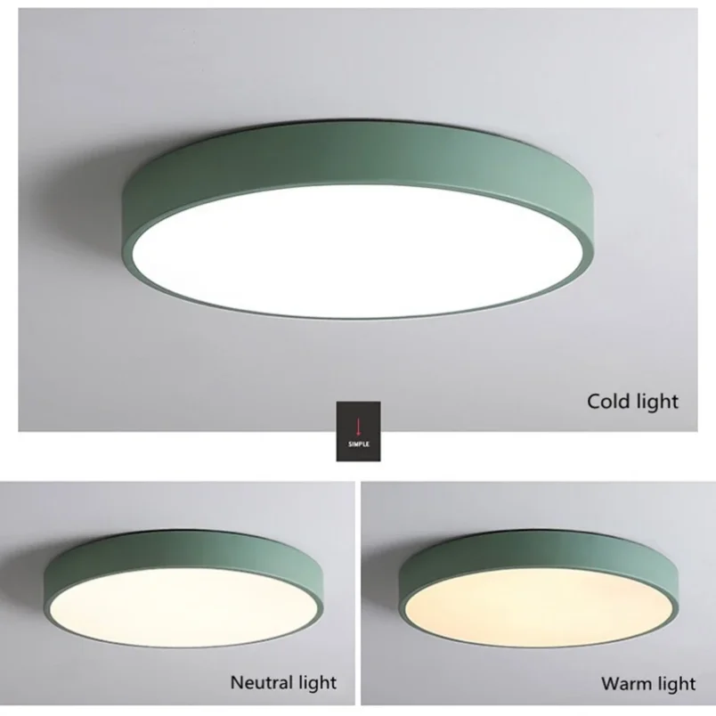 Modern Modern Ceiling Lights Led Ceiling Lamp For Living Room Bedroom Lighting Lixtures Round Corridor Kitchen Kids Room Remote