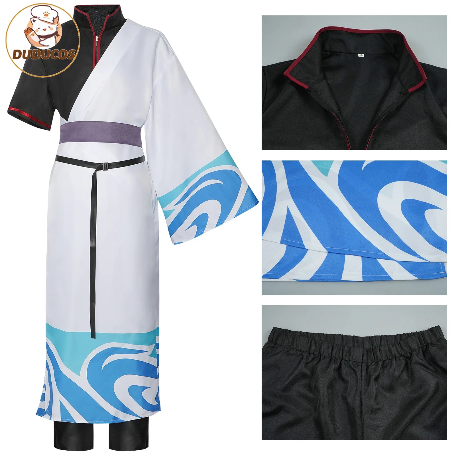 Anime Gintama Cosplay Costume Sakata Gintoki Kimono Cosplay Japanese Animation Suits Hallween For Men Women Gifts