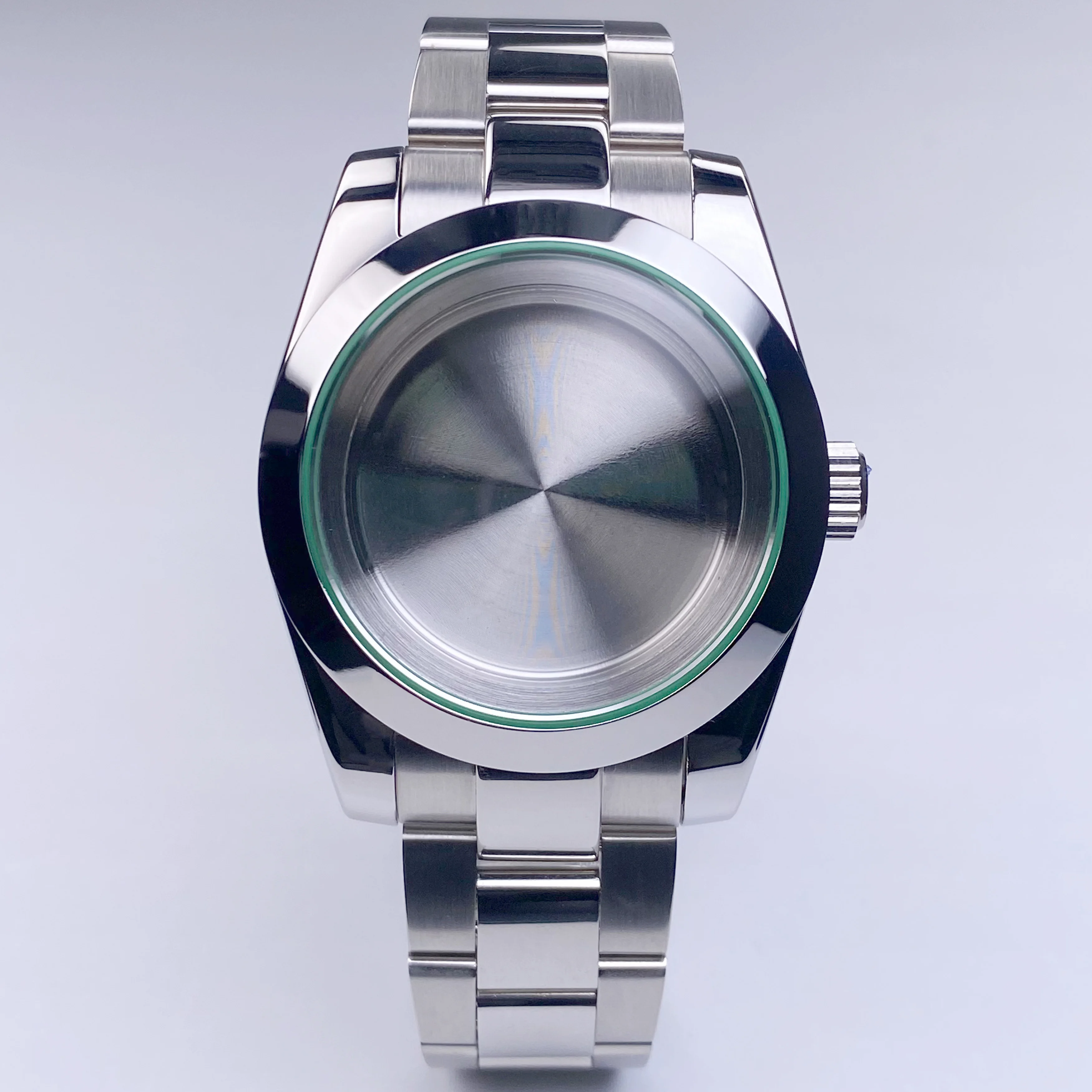 

NH35 Watch Case 36mm/39mm Lightning Green/red Gasket Bezel Sapphire Glass For Seiko Mod Parts NH35 Movement case Accessories