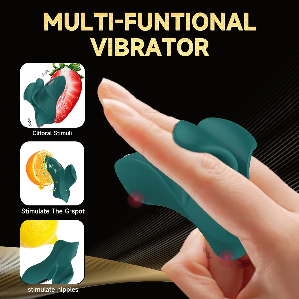 Mini Finger Sleeve Love Egg Vibrator Clitoris G Spot Silicone Vibrating Massager Clit Breast Stimulator Adult Sex Toys for Women