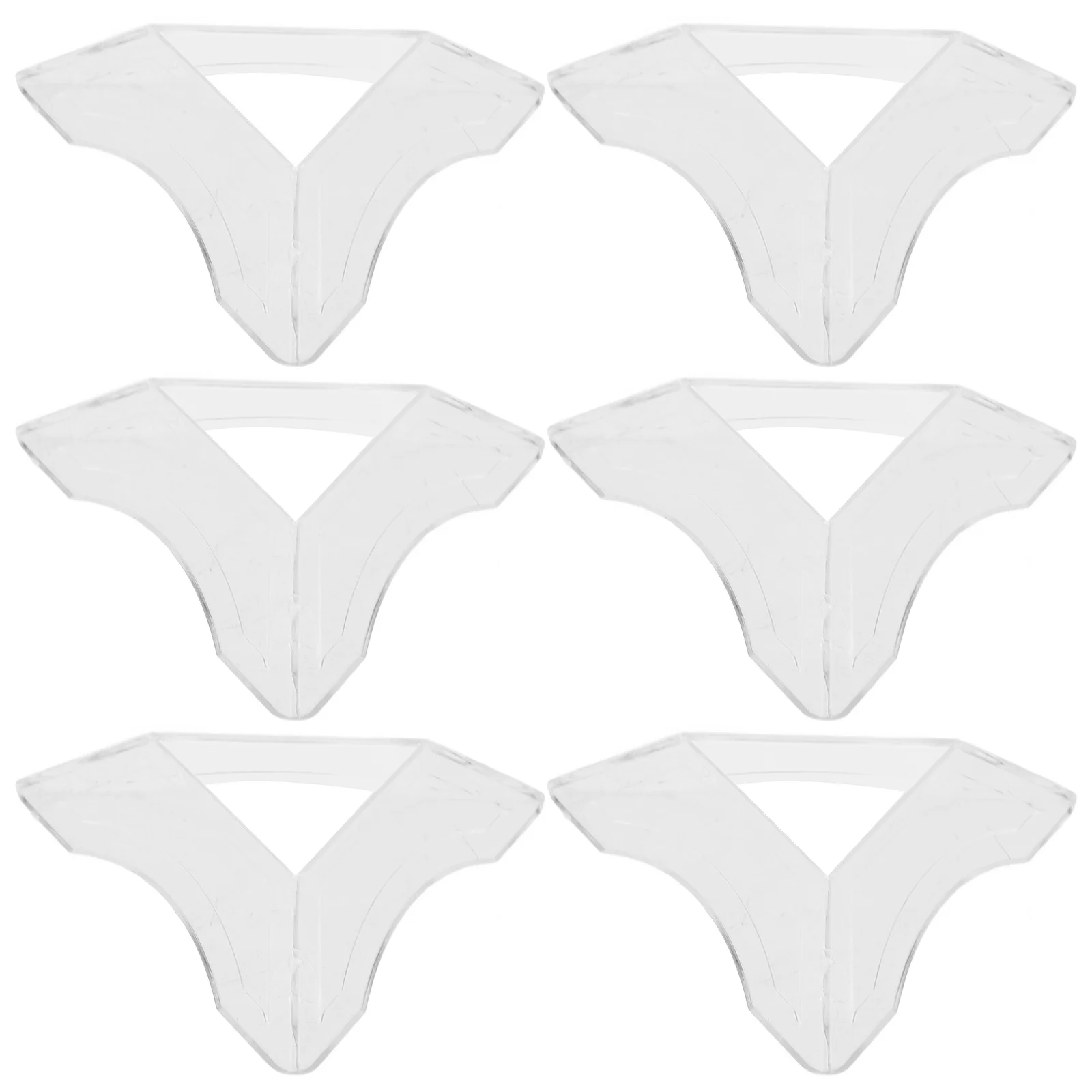 

20Pcs Cube Base Transparent Plastic Triangle Cubes Stand Desktop Display Puzzle Cube Holder Stable Collection Stand