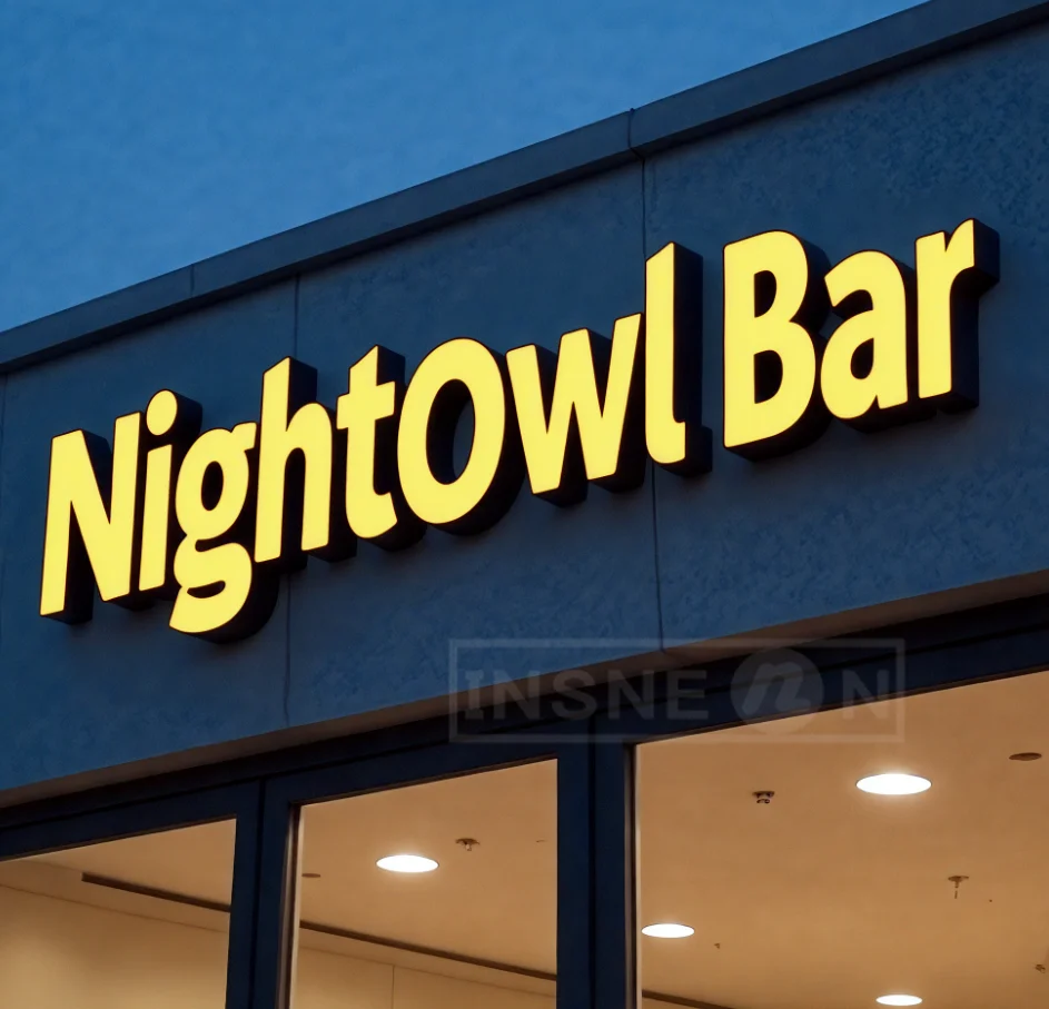 Custom Neon Sign Led Letters Luminous Logo Business Signage Label Large Metal Signs Light Letter Labels English Wall Brand 3d