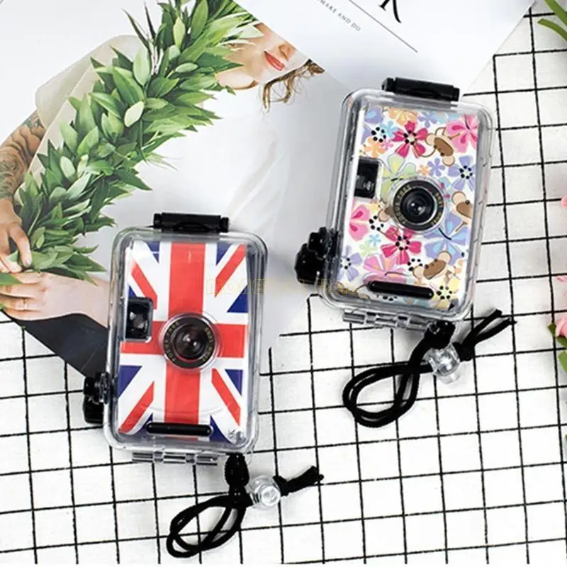 F62C 35mm Retro Film Camera Manual Kids Point-and Camera 3 أمتار مقاومة للماء غير قابلة للتغلب على الكاميرا هدية التخرج