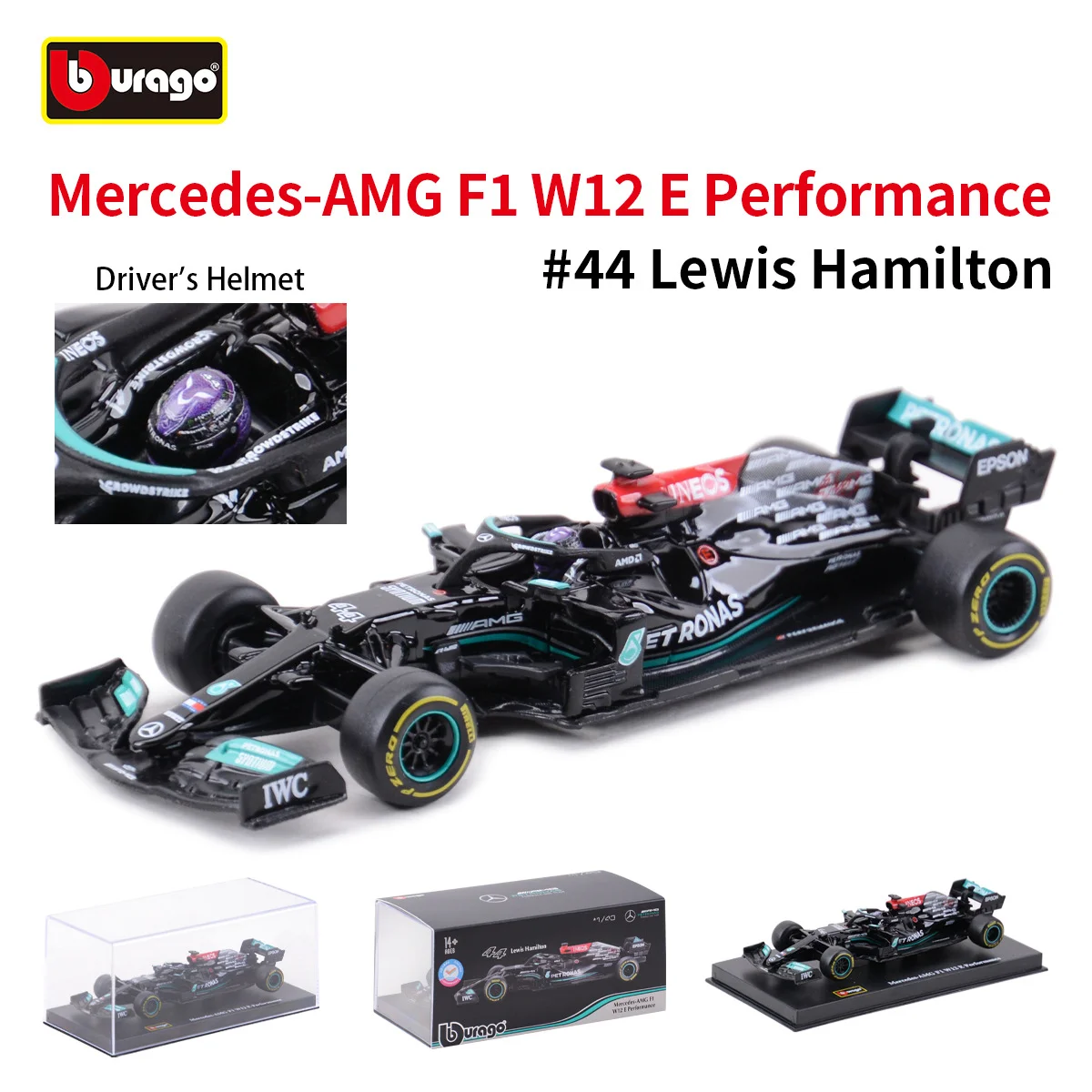 

Bburago 1:43 2021 F1 Redbull Honda F1 W12 Perez /33 Max Turkish White Paint Formula Racing Car Die-cast Model