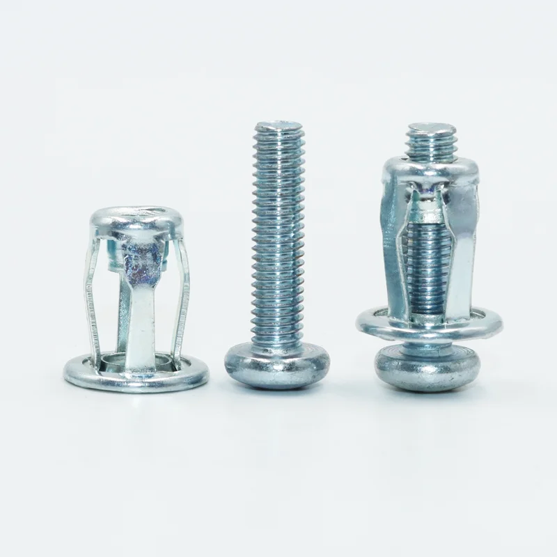 50x Jack Nuts Screw M4 M5 M6 M8 Petal Shape Rivet Nut Expansion Metal Rivetnut Panel Car License Plate Clamp Lock Jack Nuts Bolt