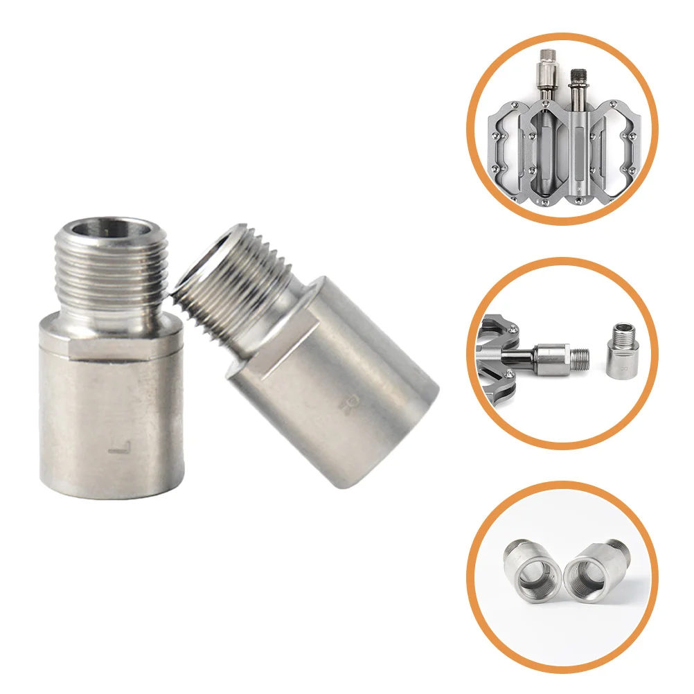 

2pcs Bicycle Pedal Spacers Wear-Resistant Extenders For Knee Protection Compact Pedal Adapter Bike Accessories