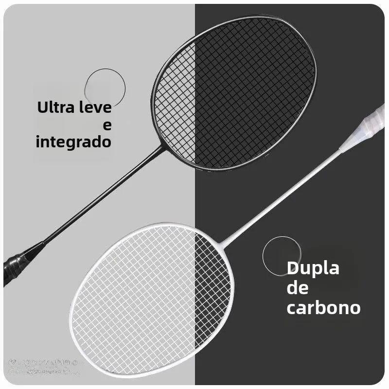 チタン合金バドミントンラケットバッグプロの試合用ダブルラケットエンターテイメントトレーニング軽量スポーツフィットネス機器