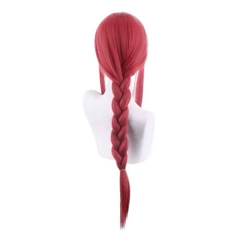 Anime Chainsaw Man Makima Long Rose Red Role Play Halloween Hair Synthetic 75Cm Woman Cosplay Wig NM33 view 2