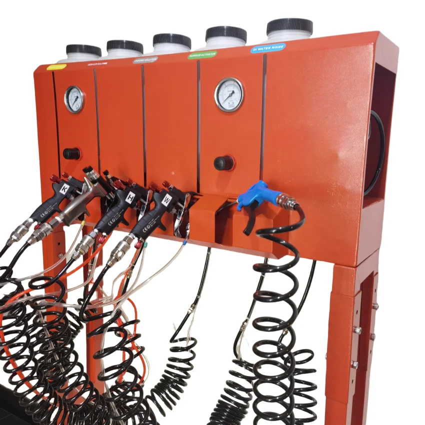 

Автоматическая машина для распыления хромированной краски с зеркальным эффектом 4 л, настенное оборудование для нано-хромированного металлического покрытия, оборудование для покраски