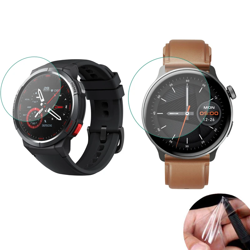 TPU 소프트 스마트 워치 투명 보호 필름 커버, 마이크로 A2, GS, X1, A1, 라이트 2, 컬러, 에어 스마트 워치 스크린 보호대 액세서리