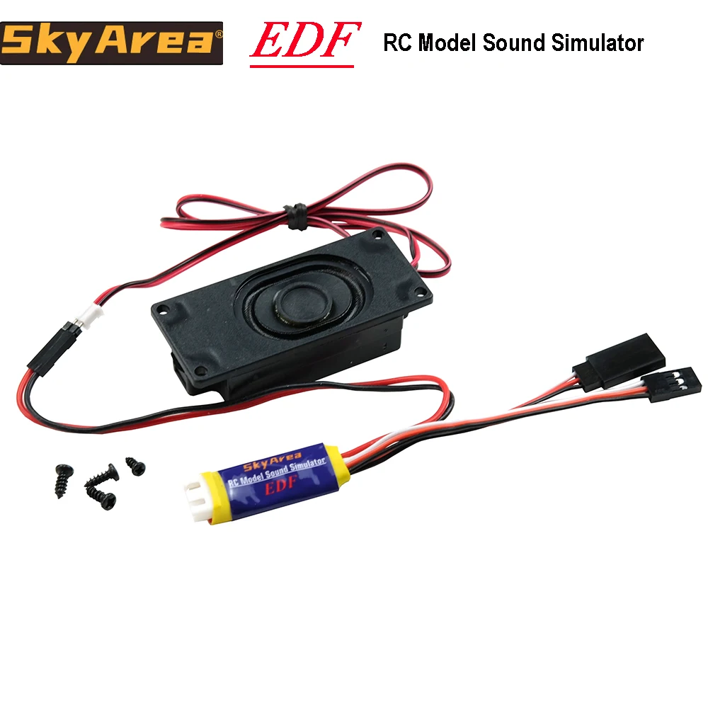 RC Airplane Sound Module EDF Engieen Simulation 3W Speaker for Remote Fuel Fixwing Plane